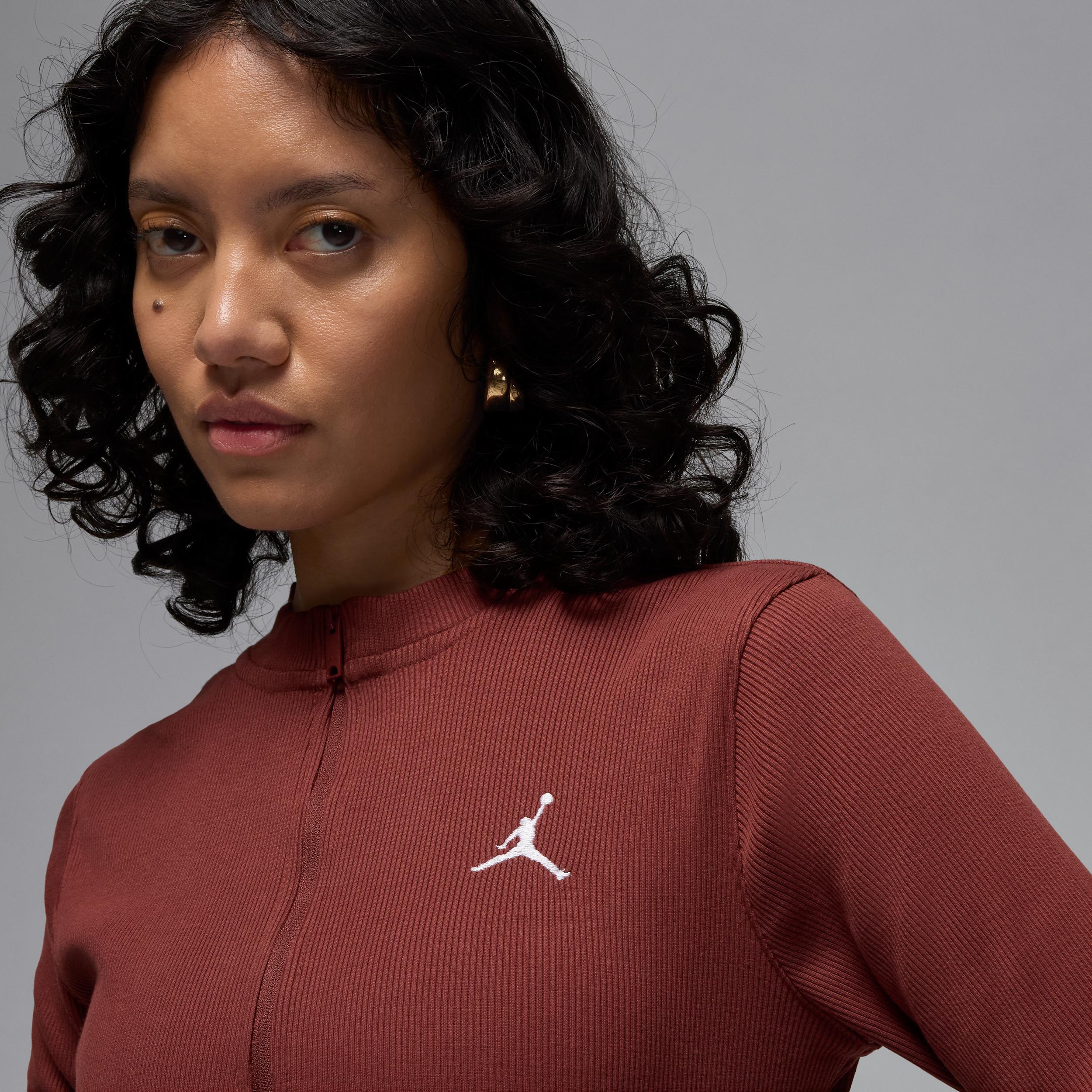 Women's Jordan 1/2-Zip Long-Sleeve Knit Dress Product Image