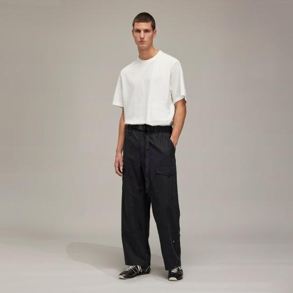 adidas Y-3 Washed Twill Pants Black L Mens Product Image
