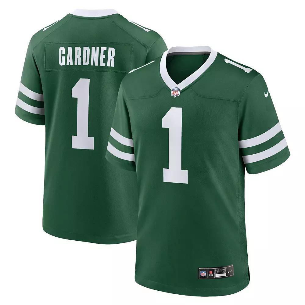 Men's Nike Ahmad Sauce Gardner Legacy Green New York Jets Game Jersey, Size: Small Product Image