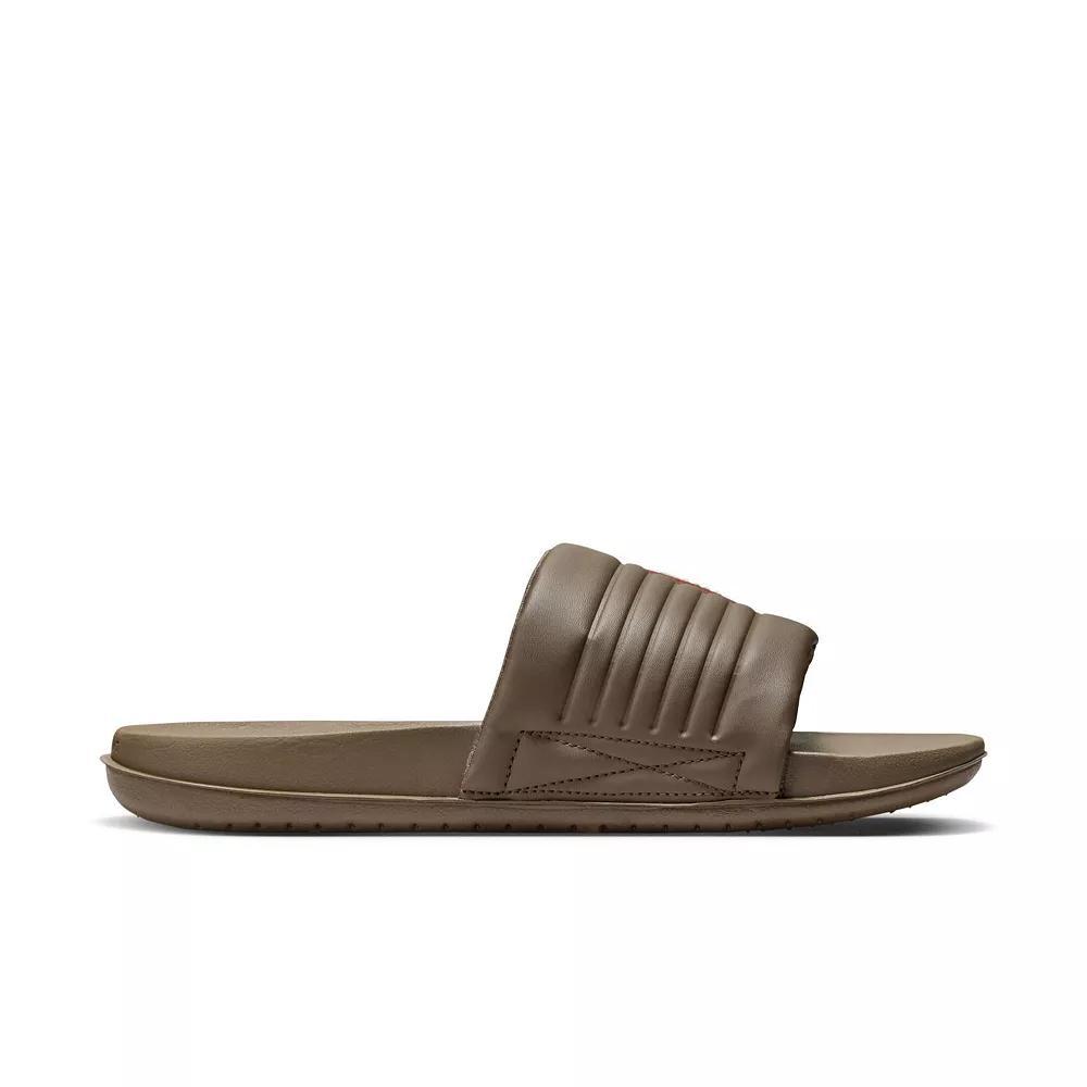 Nike Offcourt Men's Adjustable Slides, Size: 10, Ironstone White Milk Product Image