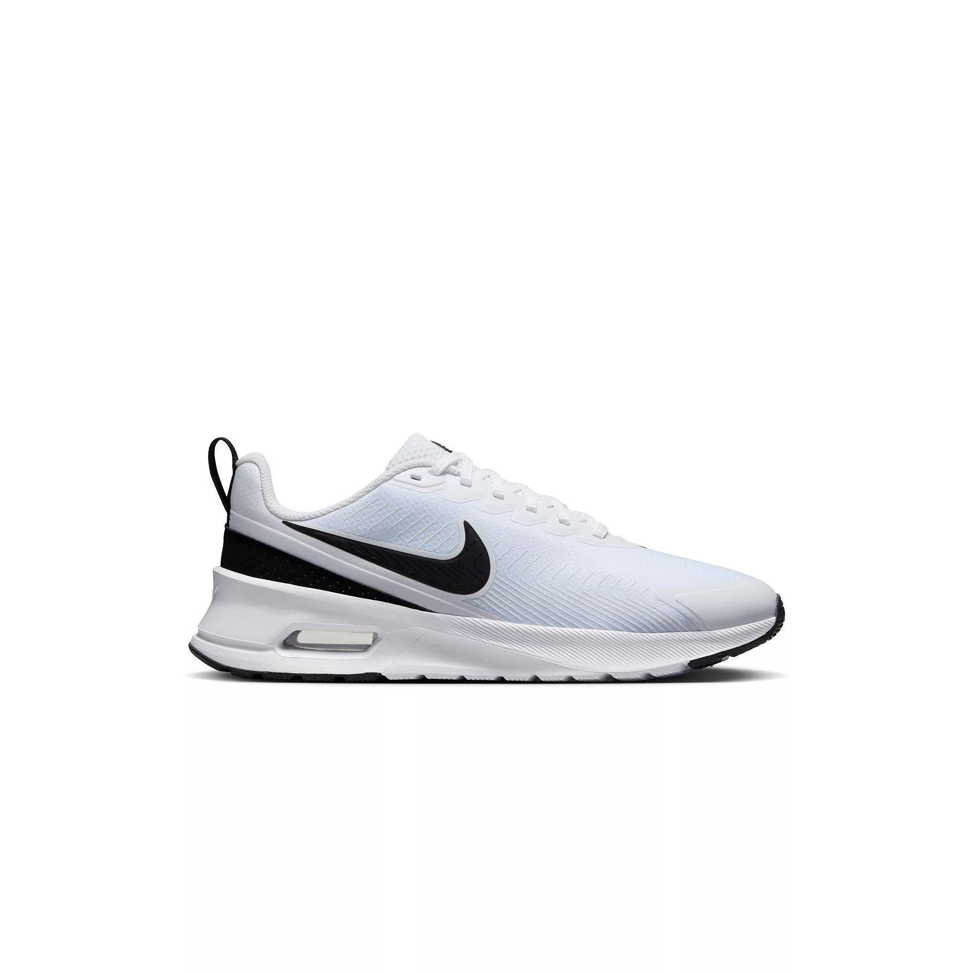 Nike Air Max Nuaxis Men's Running Shoes, Women's, Size: 7, White Black White Product Image