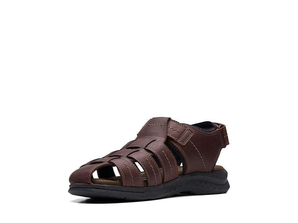 Clarks Walkford Fish Tumbled Leather) Men's Shoes Product Image