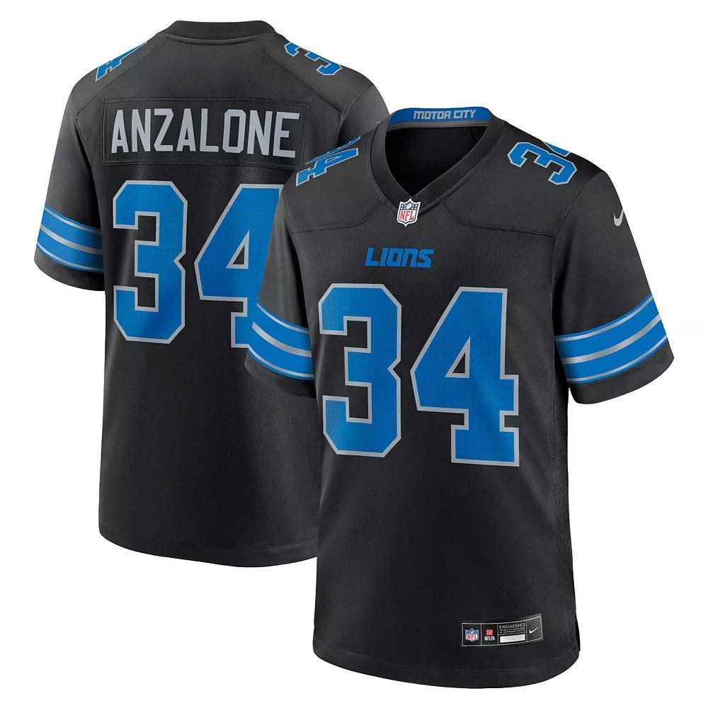 Mens Nike Alex Anzalone Detroit Lions 2nd Alternate Game Jersey Product Image