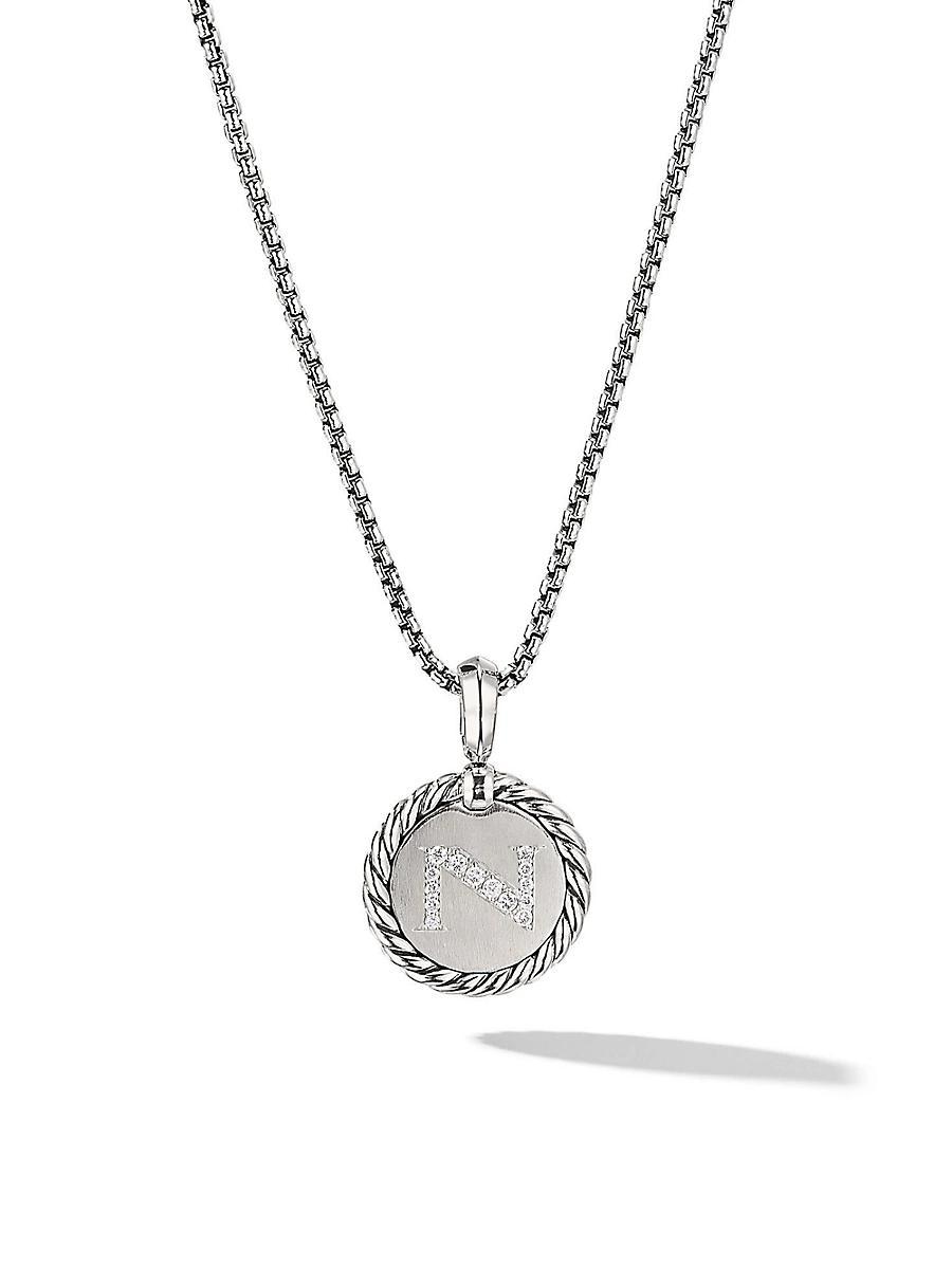 David Yurman Sterling Silver Cable Collectibles Initial Charm Product Image