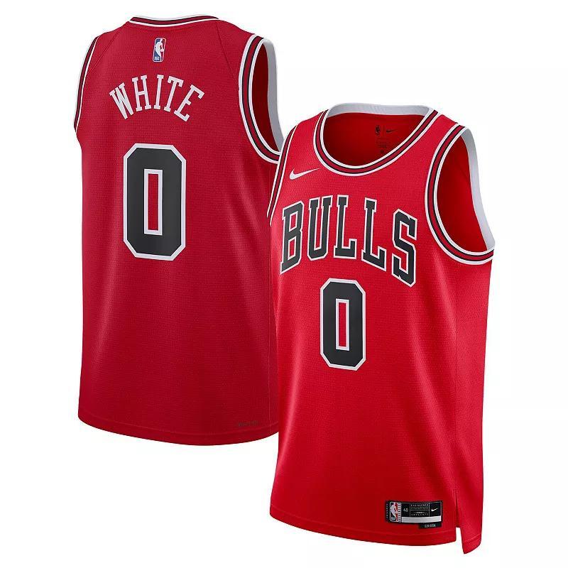 Unisex Nike Coby White Red Chicago Bulls Swingman Jersey - Icon Edition, Adult Unisex, Size: Medium Product Image
