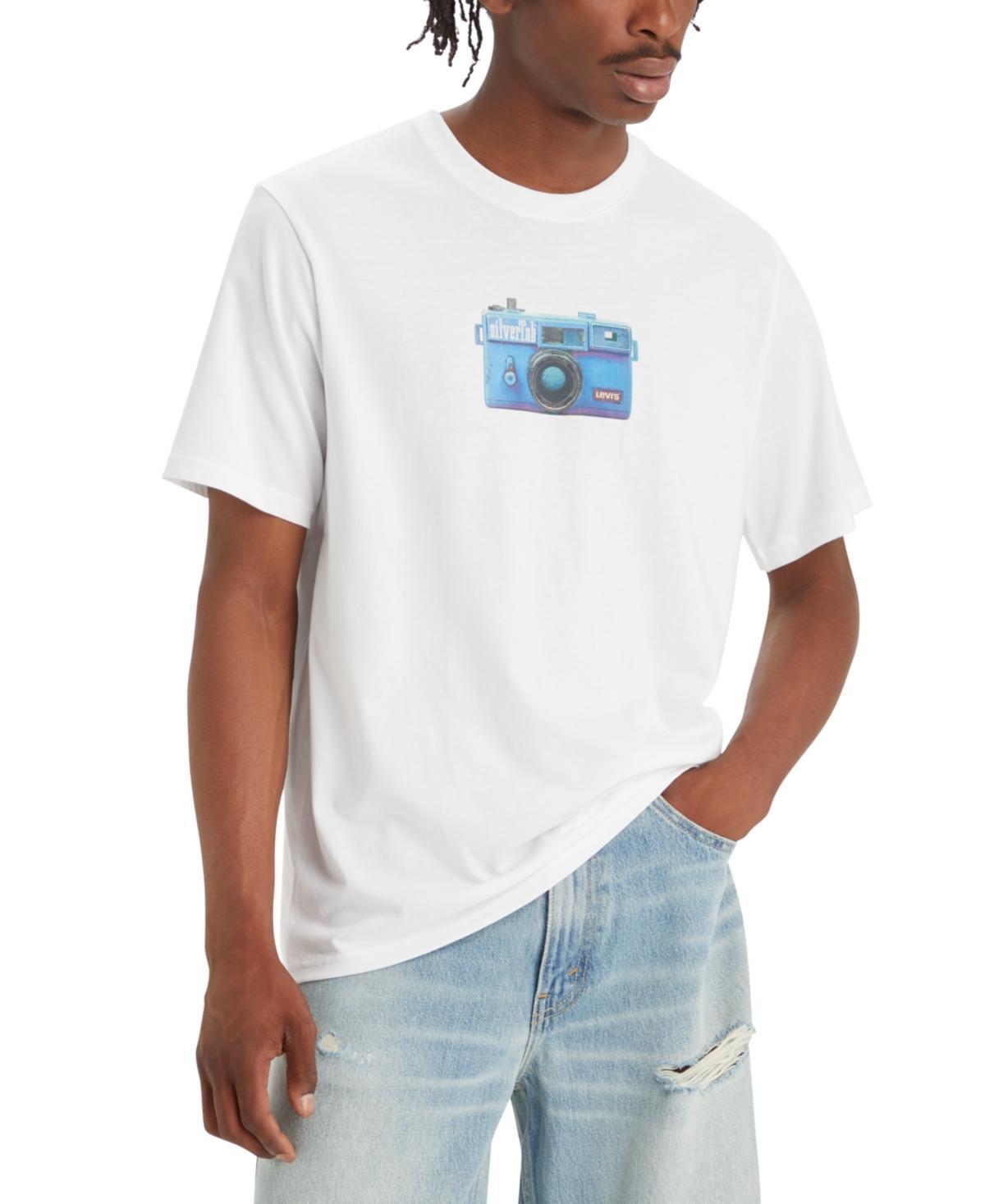 Men's Levi's® Relaxed-Fit Short-Sleeve Graphic Tee, Size: Large, Floral Black Product Image