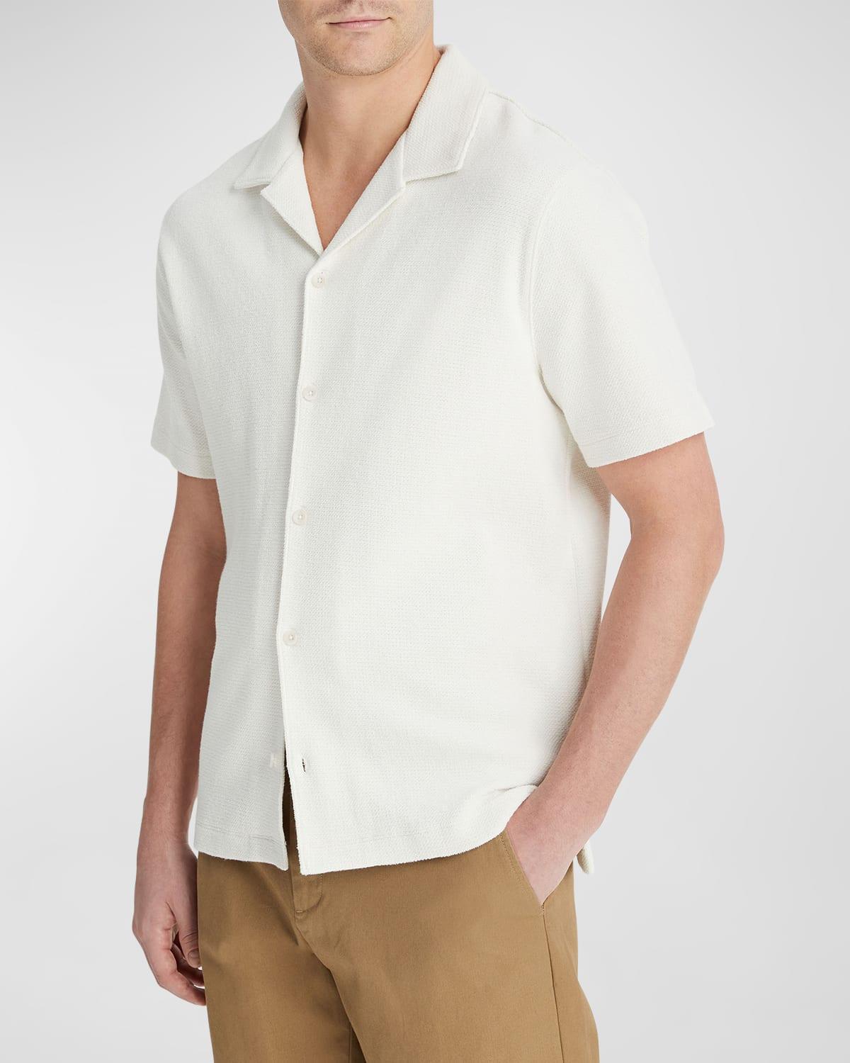 Mens Stretch Boucle Camp Shirt Product Image