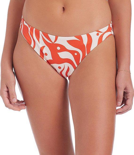 Sanctuary Sol Searcher Abstract Sun Print Cinch Back Hipster Swim Bottom Product Image