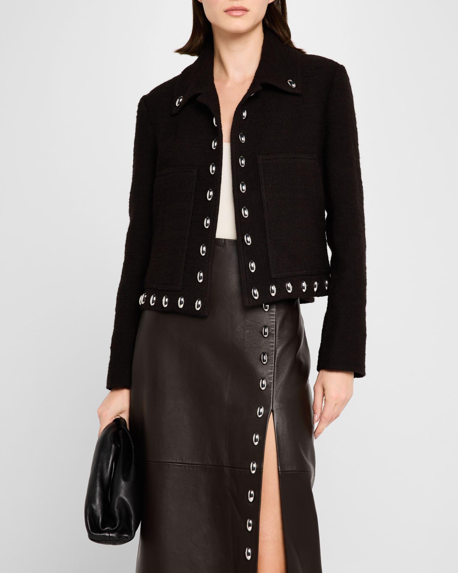 Grey Studded Jacket Product Image