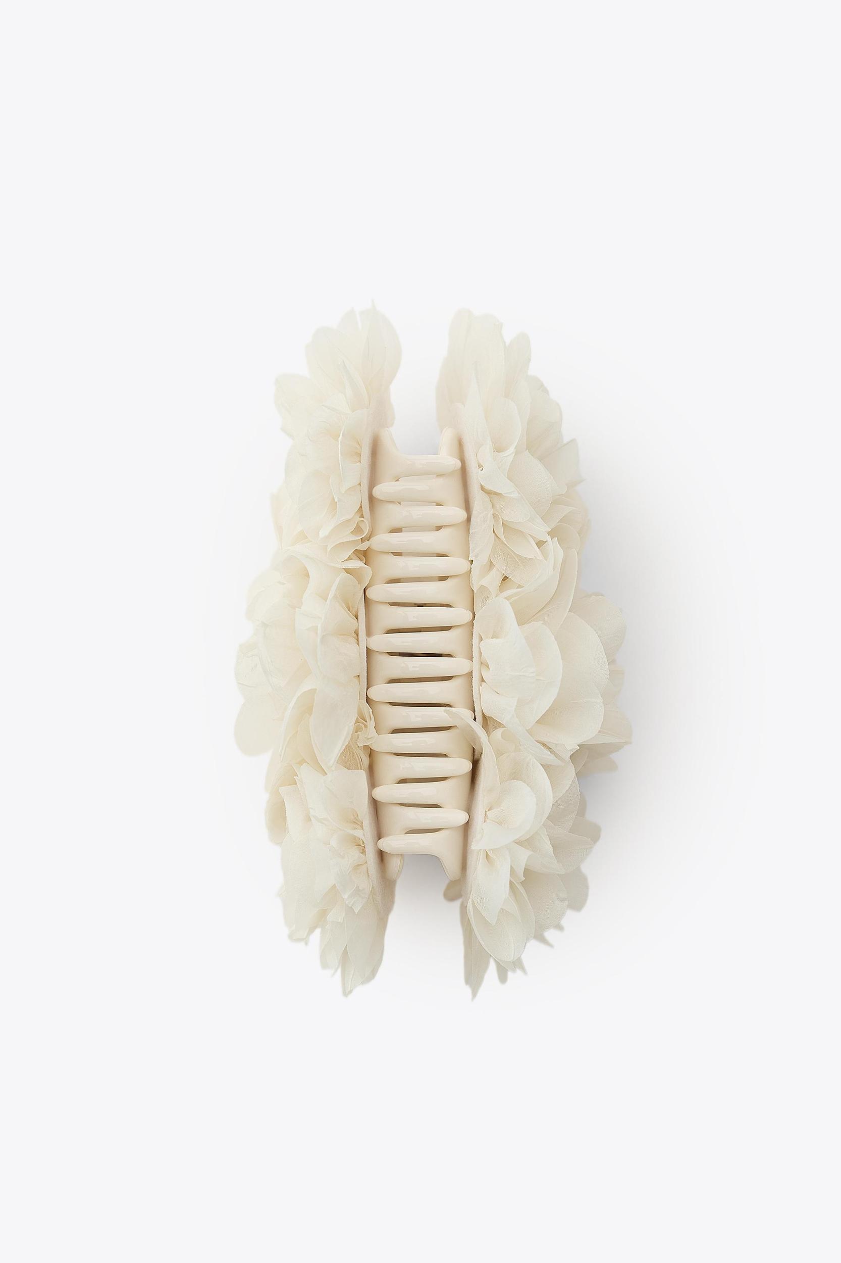 ORGANZA FLOWER HAIR CLIP Product Image
