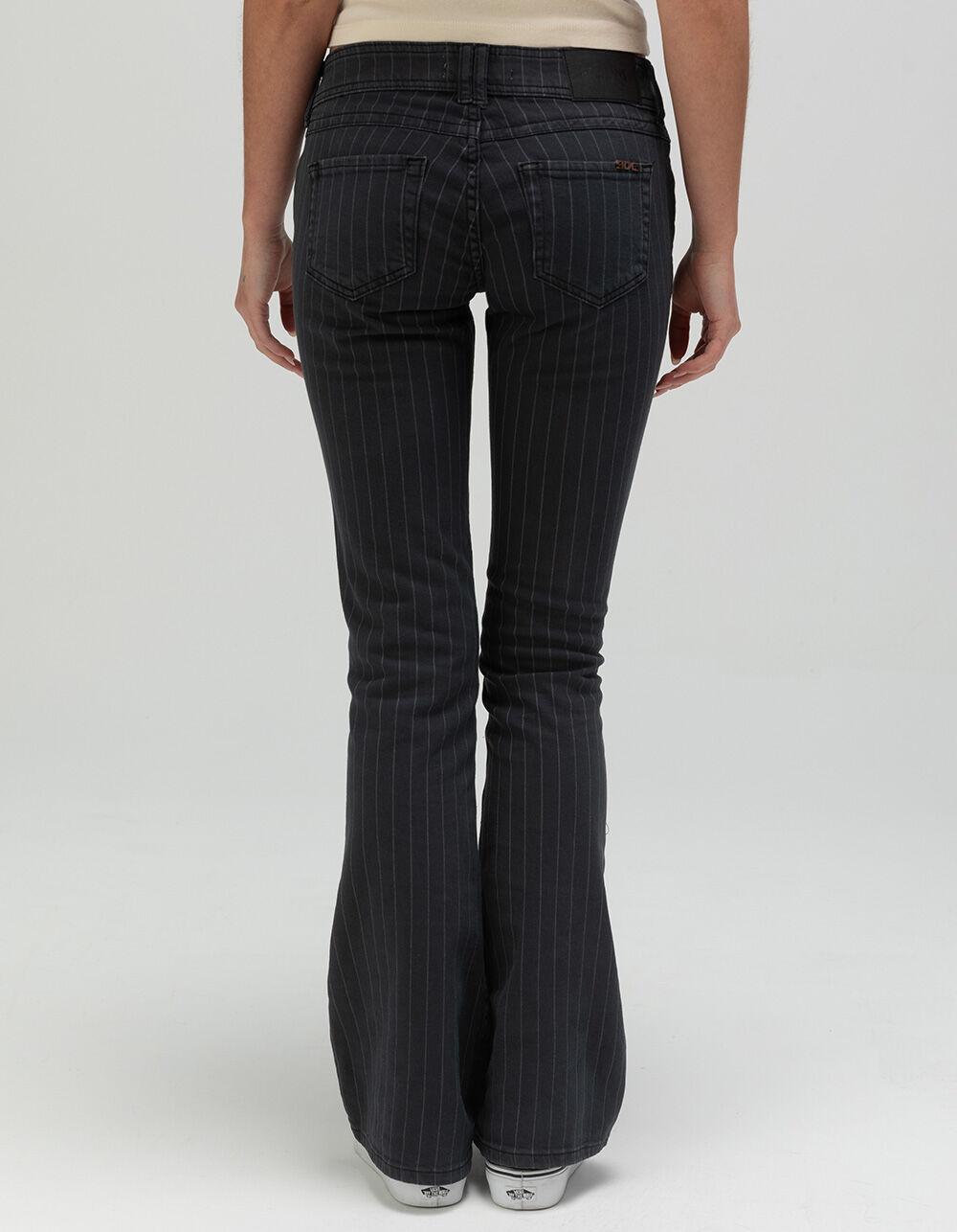 BDG Urban Outfitters Brooke Pinstripe Bootcut Flare Womens Jeans - BLACK Product Image