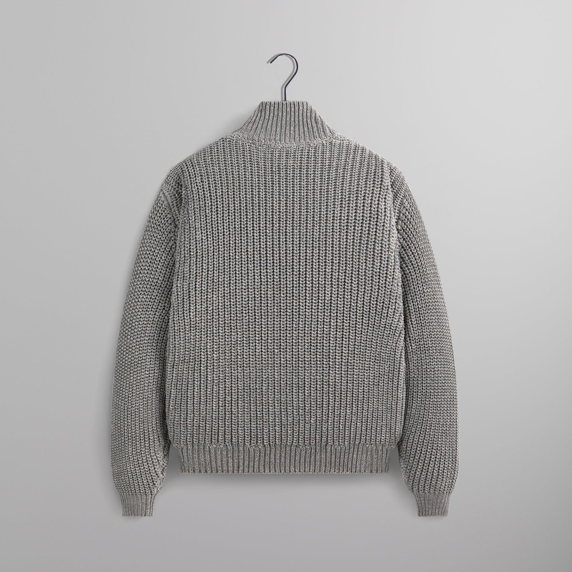 &Kin Reflective Wyona Full Zip Sweater - Silver Male Product Image