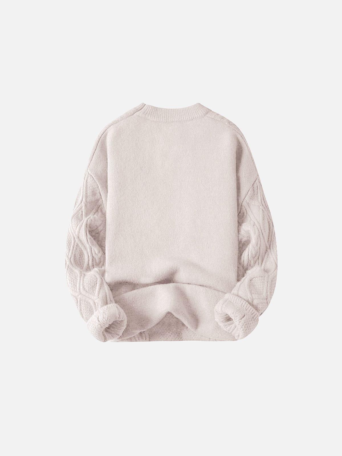 Aelfric Eden Retro 90s Cable-Knit Sweater Product Image
