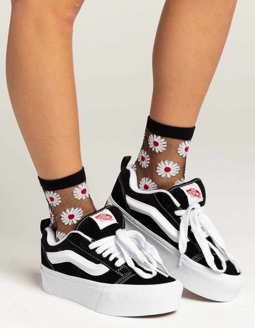 MEMOI Daisy Womens Sheer Anklet Socks Product Image