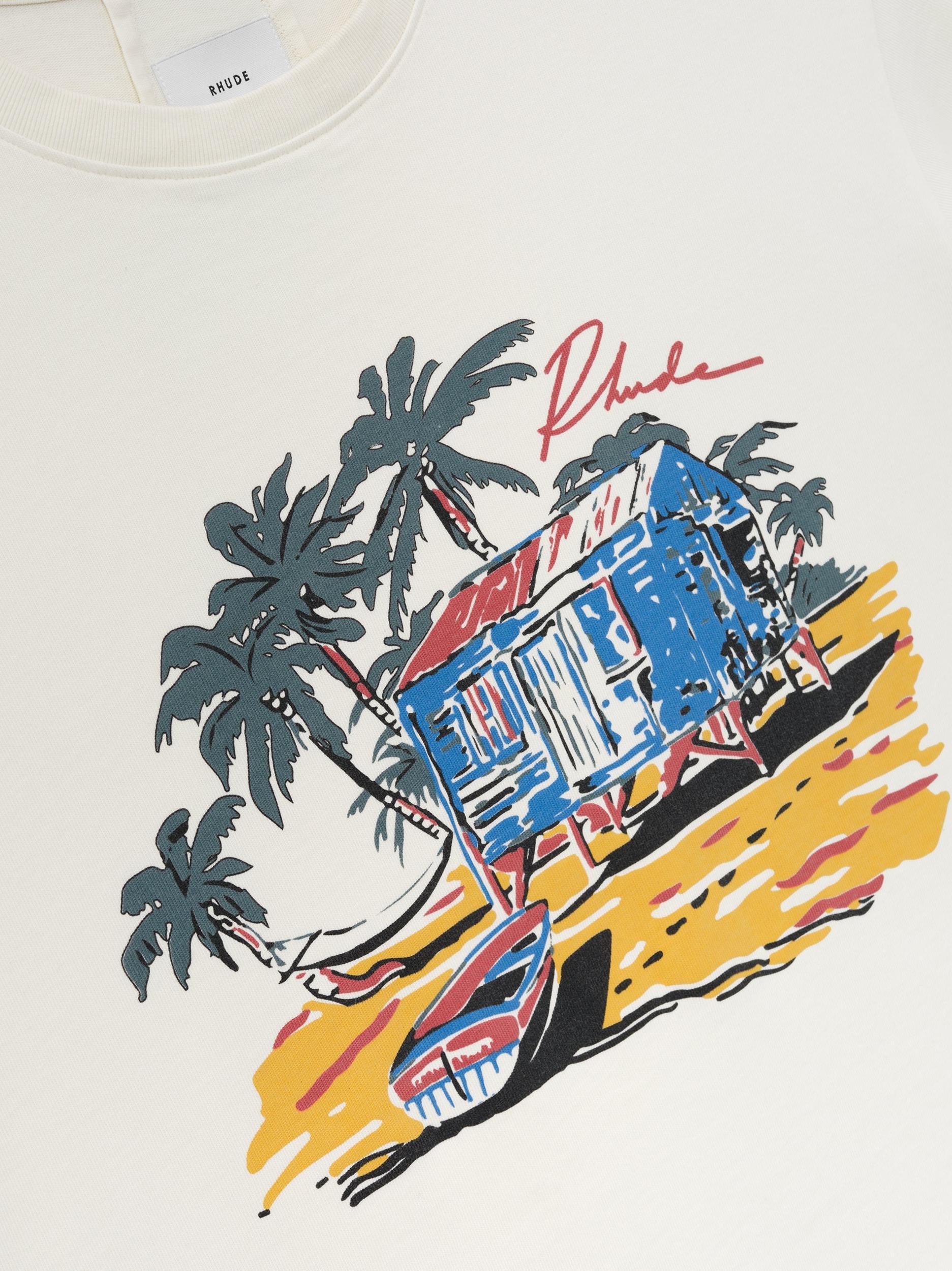 RHUDE BEACH SIDE TEE Male Product Image