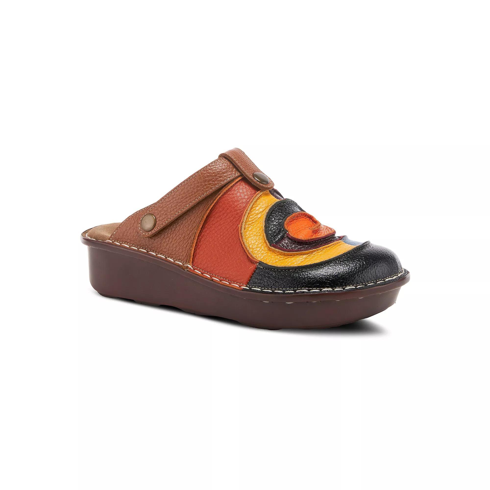 Spring Step Lollipop Women's Leather Clogs, Size: 42, Blue Team Product Image
