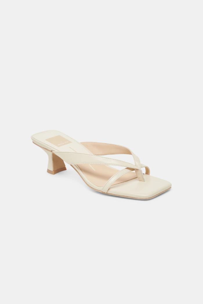 Brevel Heels - Bone Leather Product Image