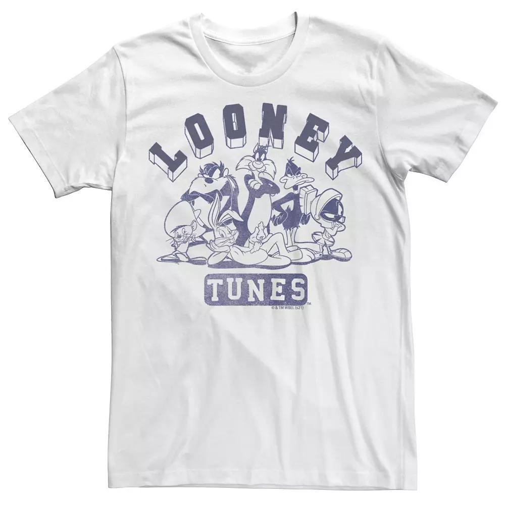 Men's Looney Tunes Cool Gang Tee, Size: Medium, White Product Image