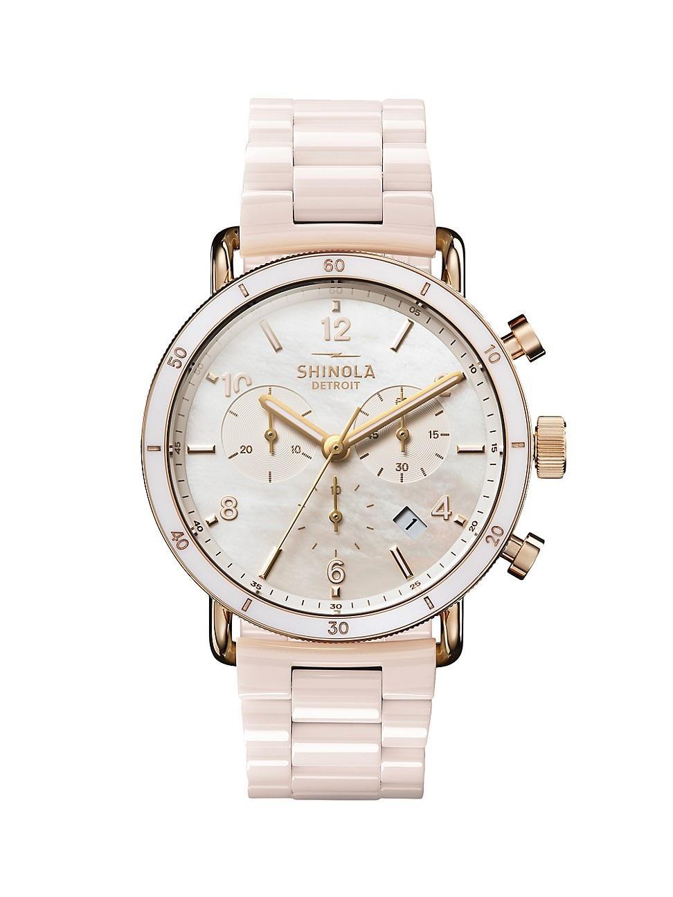 40mm The Canfield Sport Chronograph Ceramic Bracelet Watch Product Image