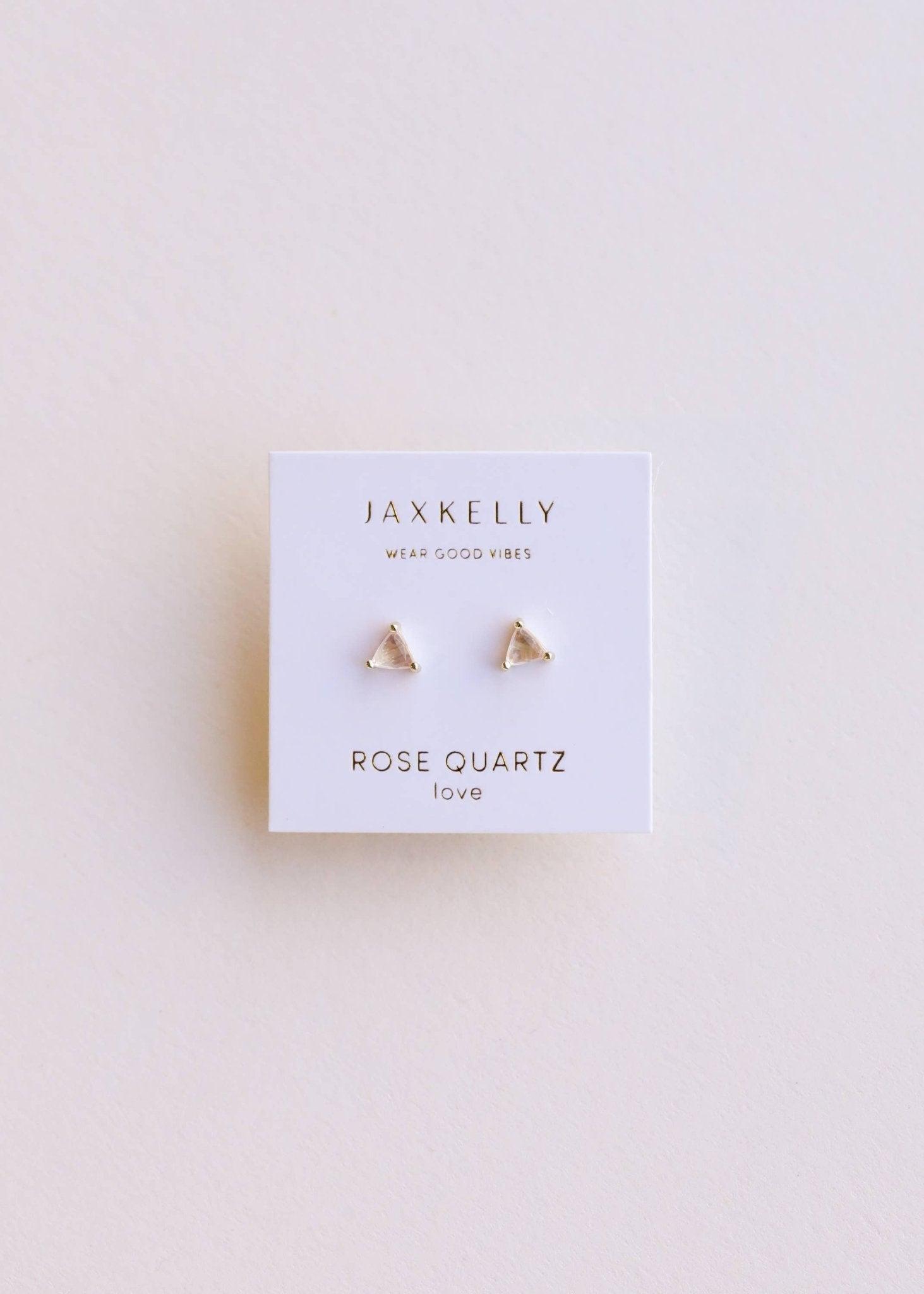 Rose Quartz Mini Energy Gem Earring Product Image