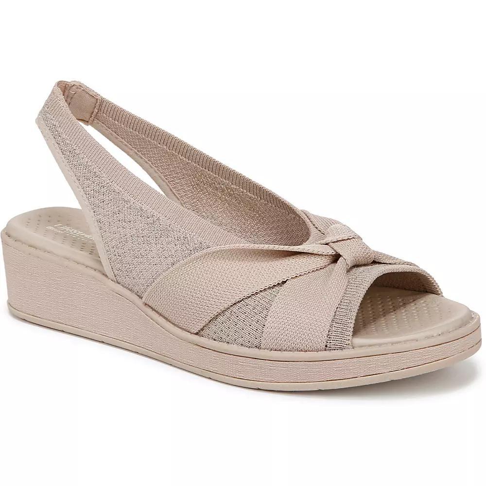 LifeStride Bell Women's Slingback Sandals, Size: 7, Barely Beige Product Image