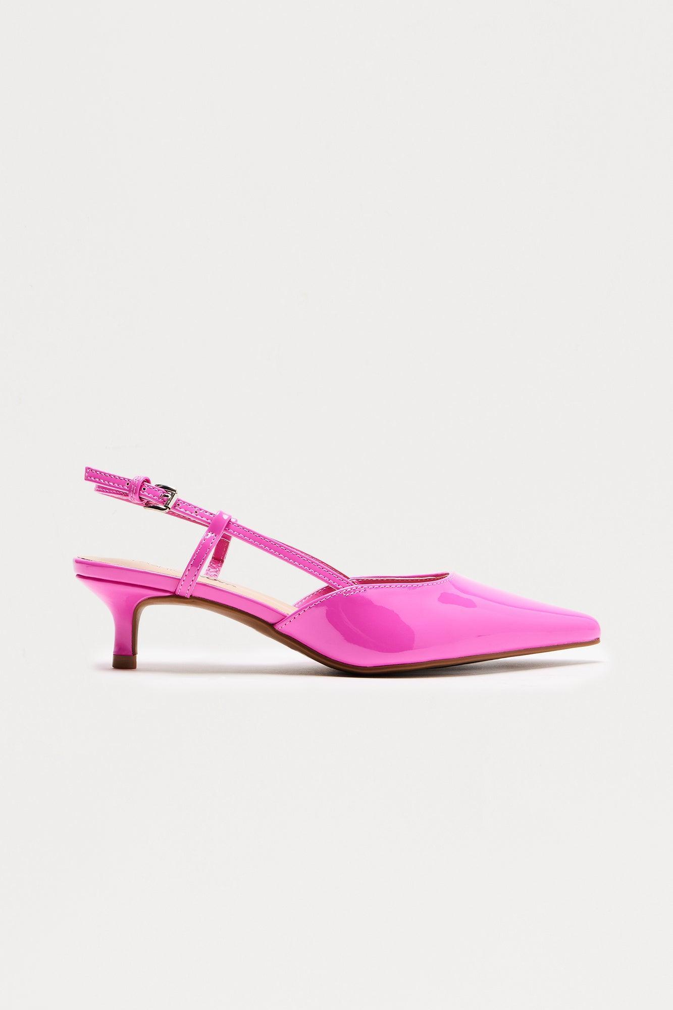 Granger Kitten Heel Pumps - Pink Product Image