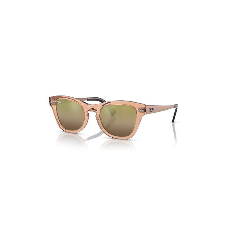 Ray-Ban Rb0707sm Sunglasses Frame Gold Lenses Product Image