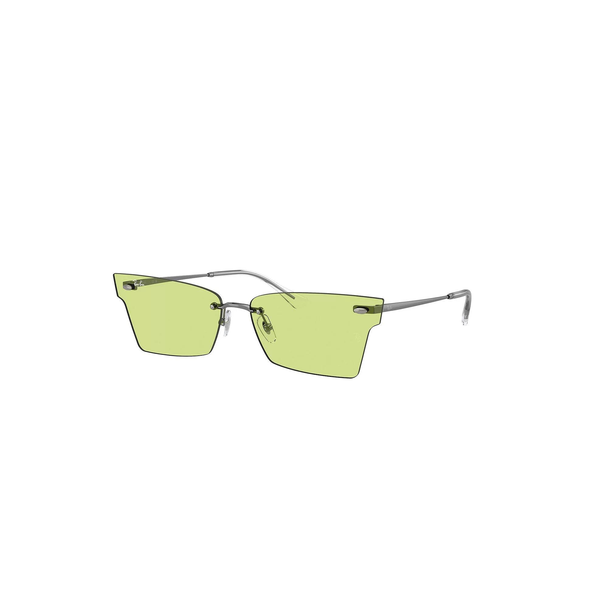 Women's Ray-Ban RB3730 64mm Rectangle Sunglasses, Green Product Image
