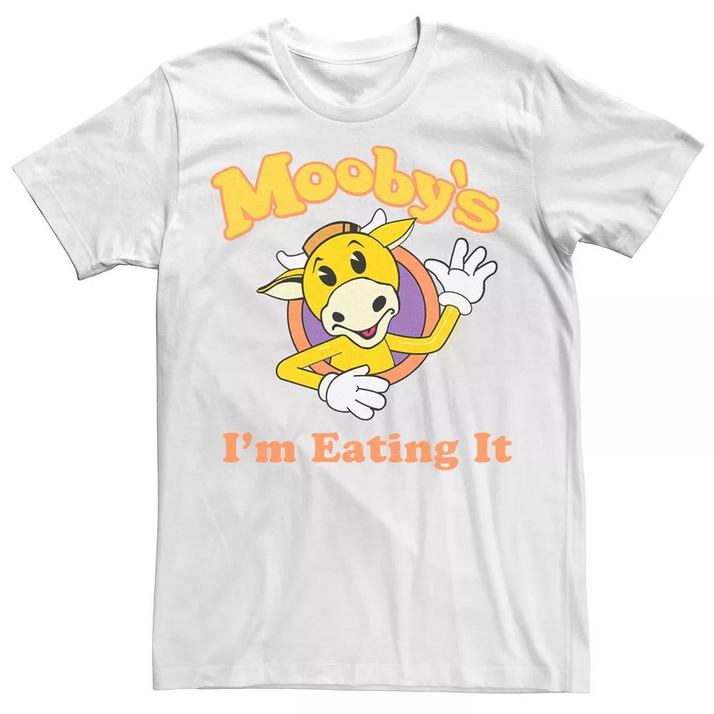 Men's Jay And Silent Bob Mooby's I'm Eating It Waving Logo Tee, Size: Medium, White Product Image