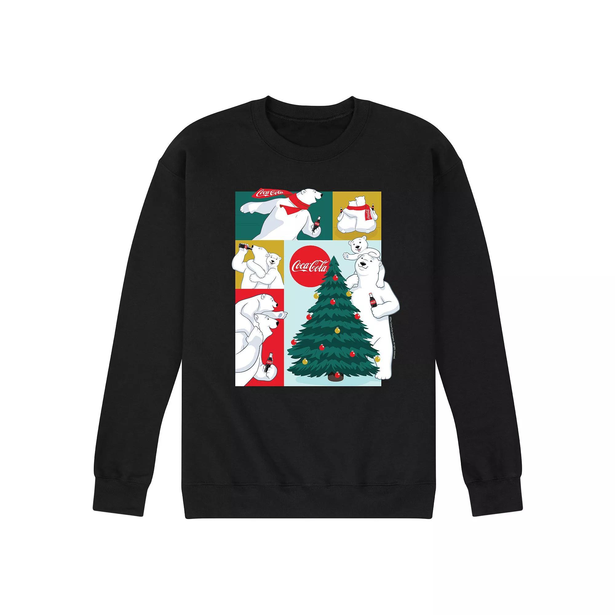 Mens CocaCola Bears Sweatshirt Blue Product Image