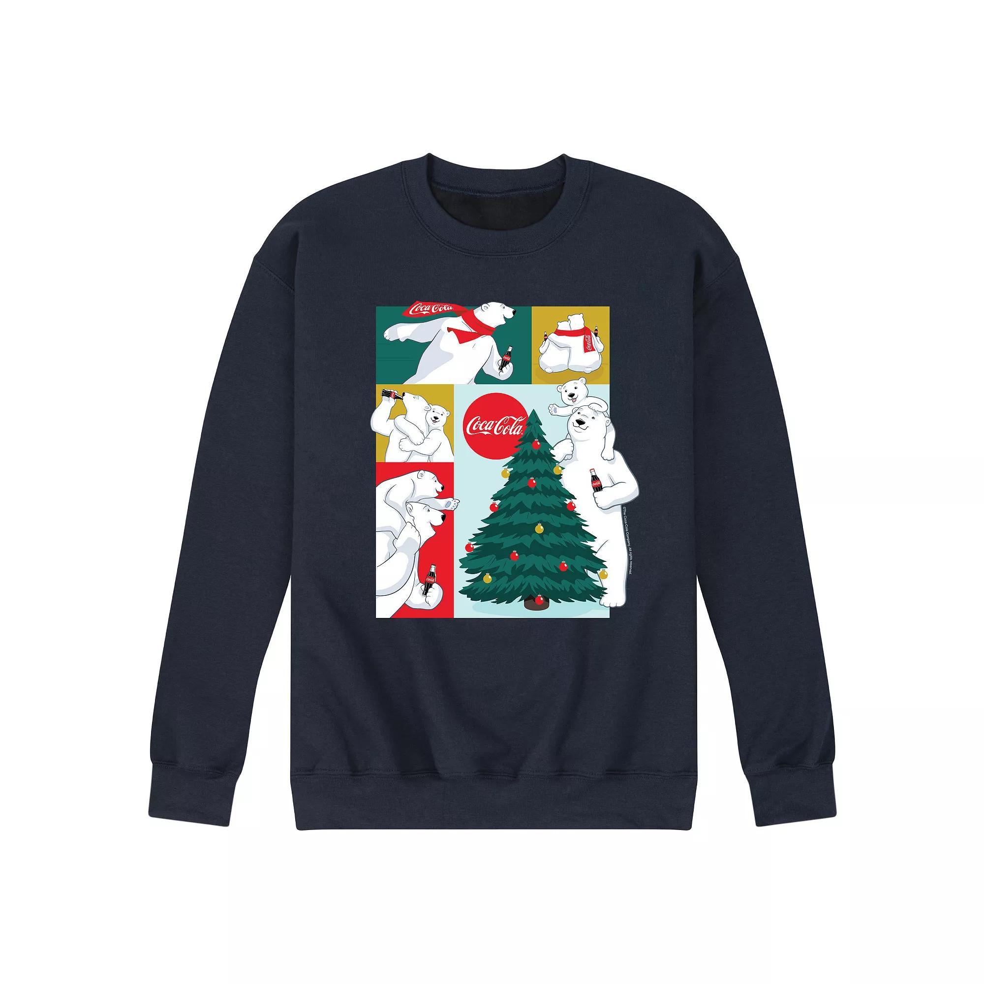 Mens CocaCola Bears Sweatshirt Blue Product Image