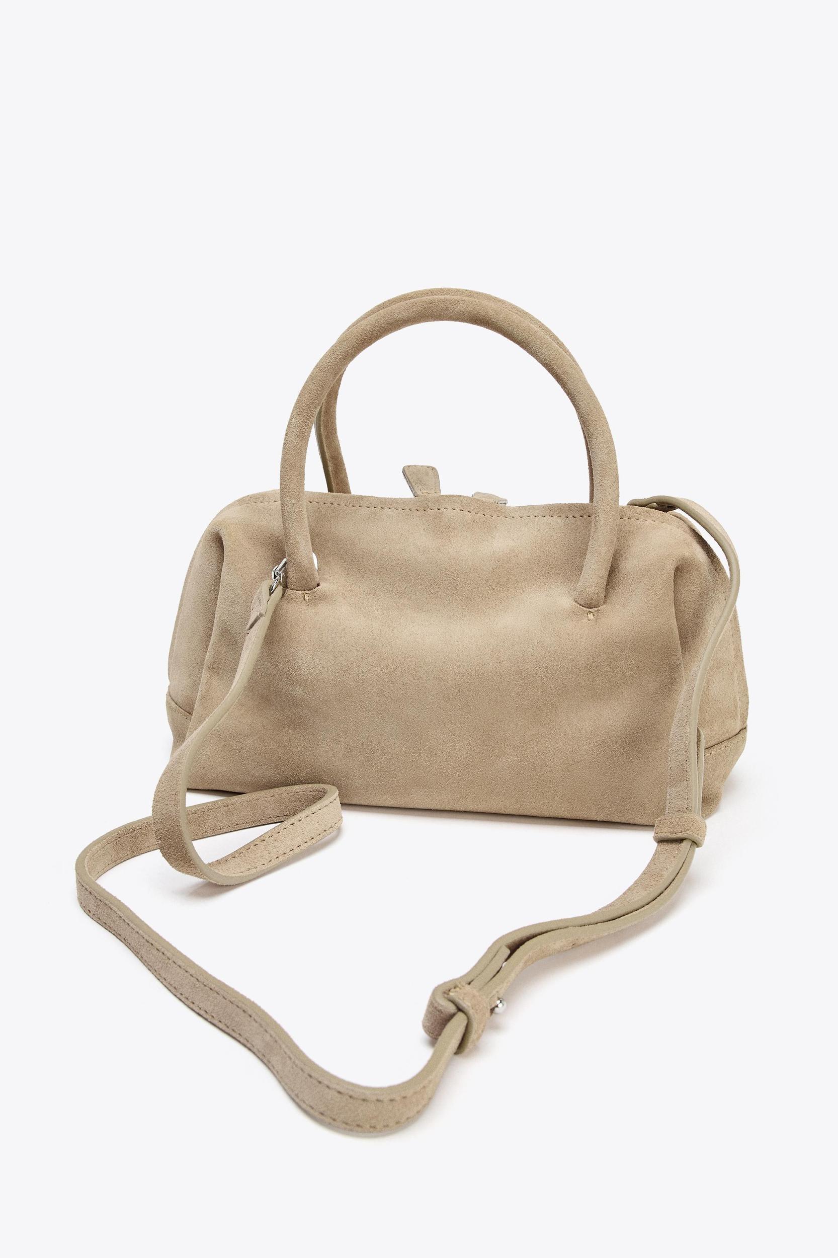 SPLIT LEATHER BOWLING BAG Product Image