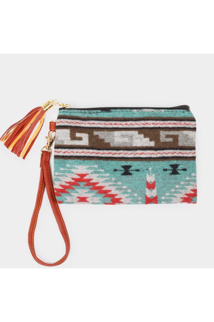 Print Tassel Wristlets Product Image