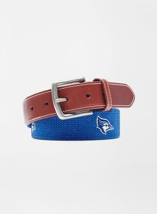 Peter Millar Mens Creighton University Belt | Color: Blue | Size: 38 Product Image