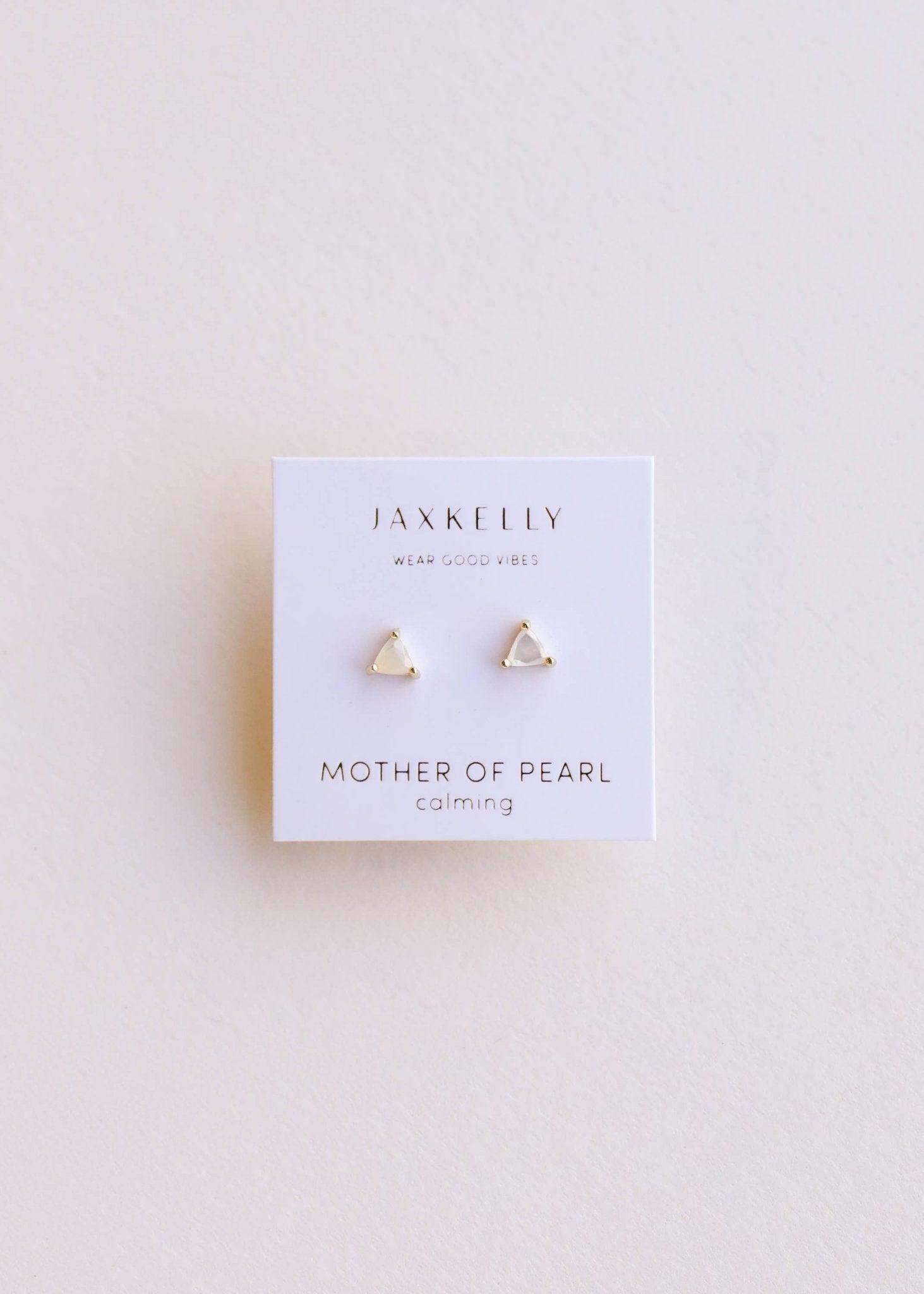Mother of Pearl Mini Energy Gem Earring Product Image