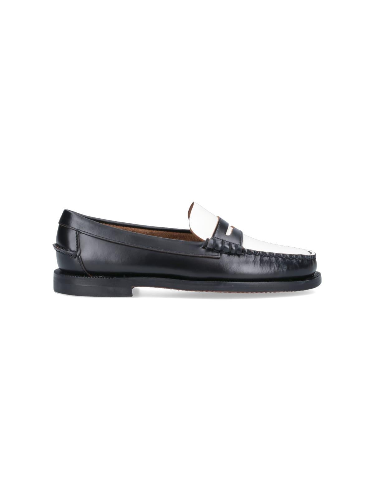 SEBAGO Penny Colour-block Loafers In Black Product Image