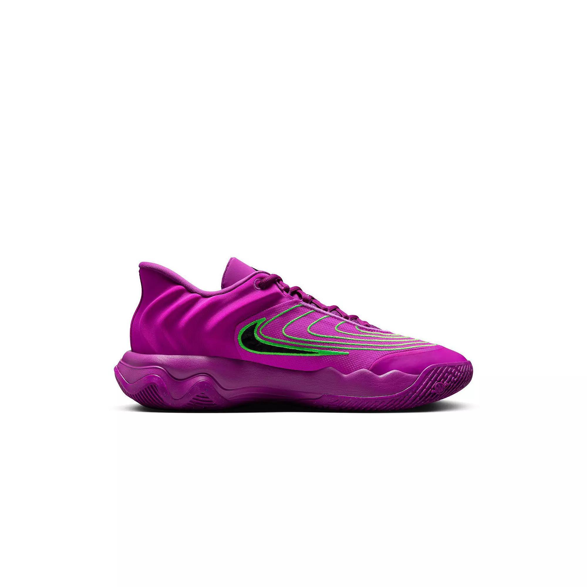 Nike Giannis Immorality 4 Men's Basketball Shoes, Size: 10.5, Purple Black Green Product Image