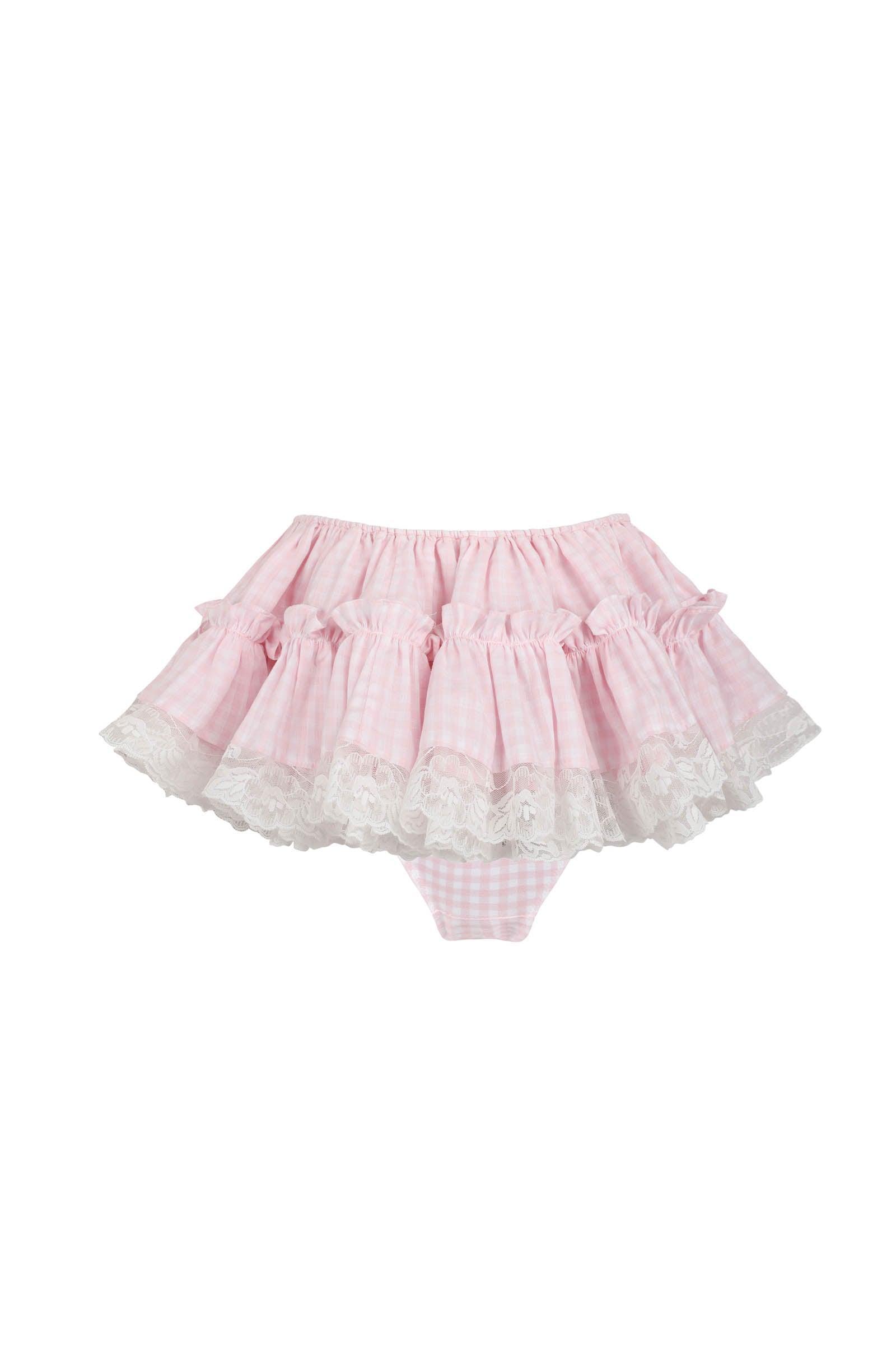 The Pink Gingham Degas Skirt Product Image