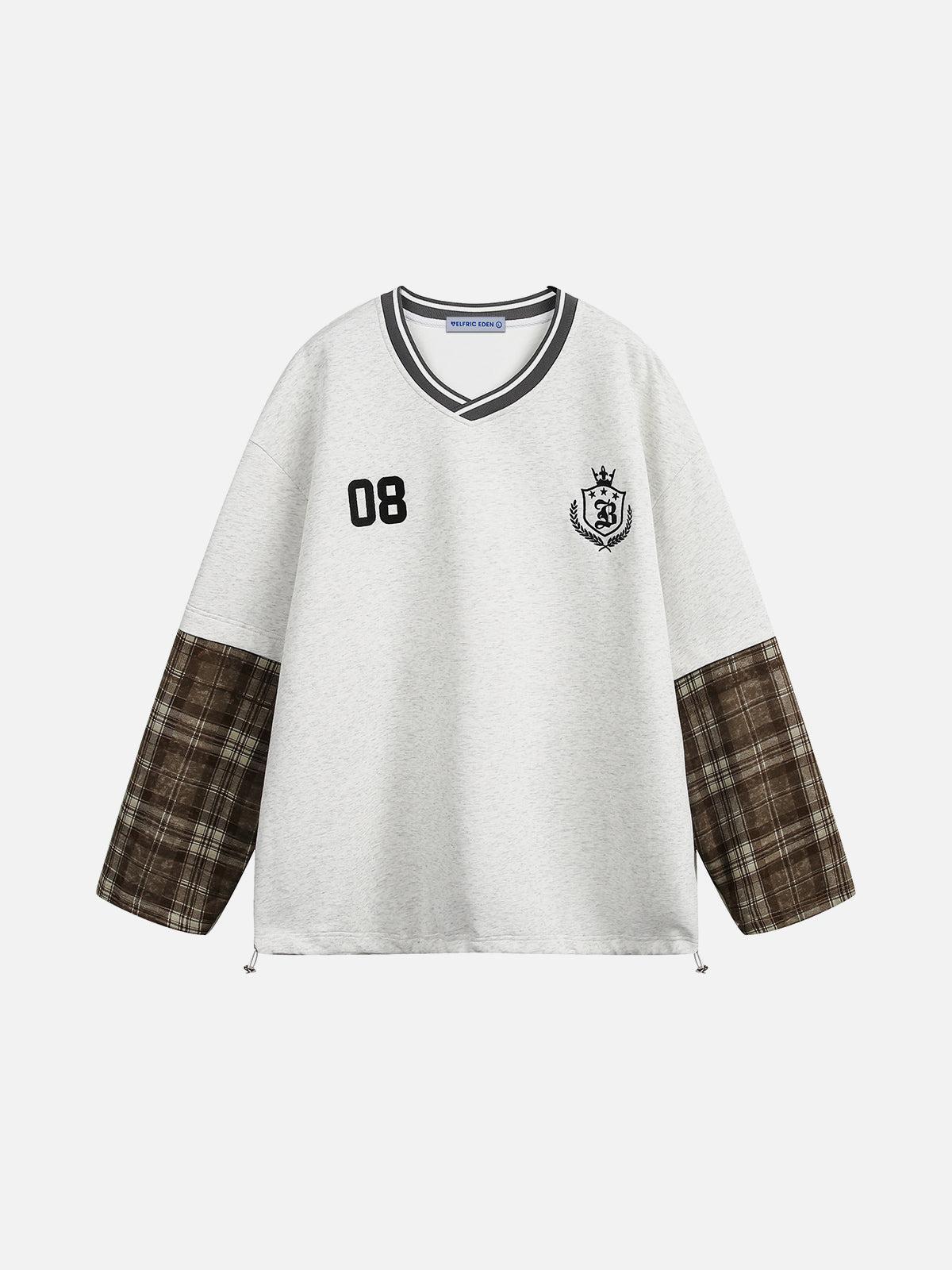 Aelfric Eden Plaid Two Layer Sweatshirt Product Image