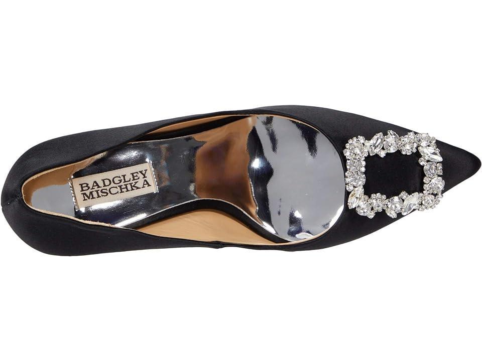 Cher Satin Buckle Cocktail High-Heel Pumps Product Image