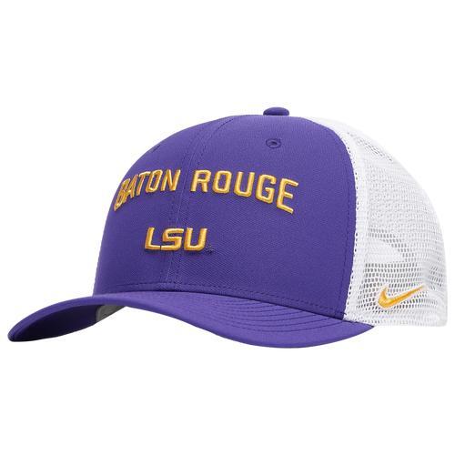 Men's Nike Purple/White LSU Tigers Primetime Rise City Trucker Adjustable Hat, Size: Medium/Large Product Image