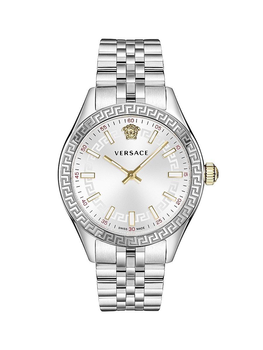 Mens Hellenyium Two-Tone Stainless Steel Bracelet Watch/36MM Product Image