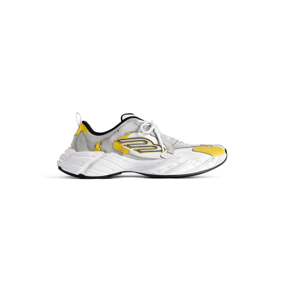 Men's Monday Shoe in Grey/white/yellow/black Product Image