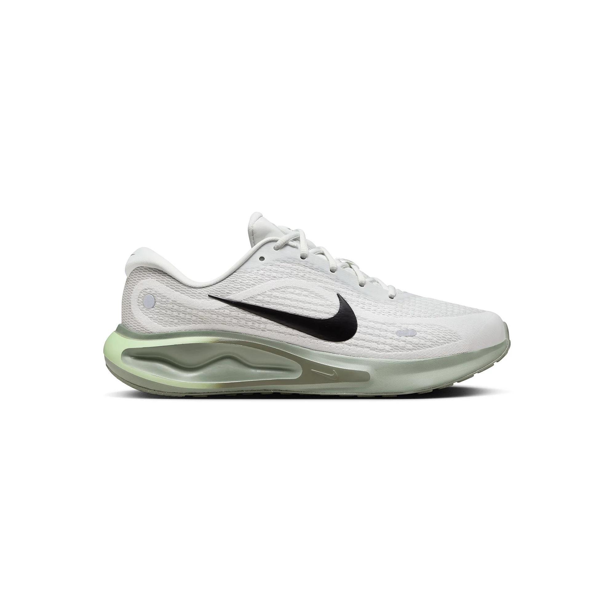 Nike Journey Run Men's Road Running Shoes, Size: 15, White Black Jade Product Image
