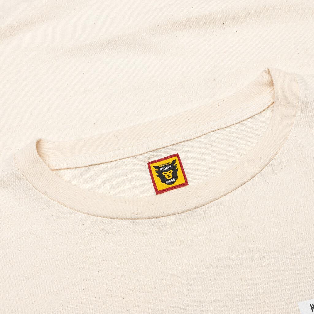 Wool Blended L/S T-Shirt - White Male Product Image