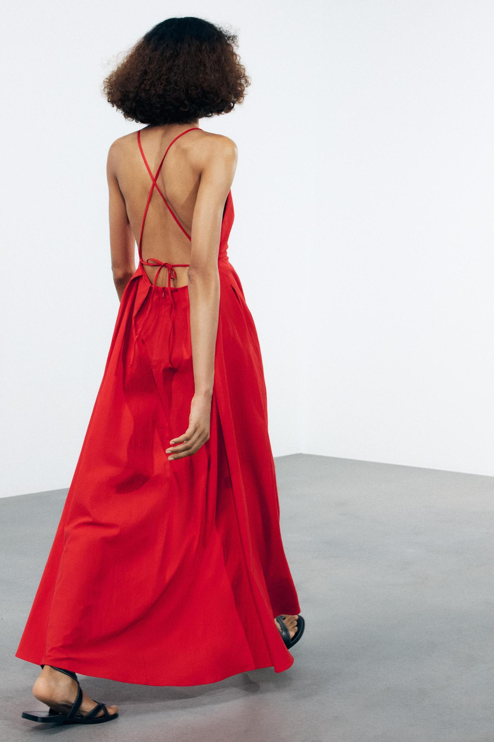 OPEN BACK DRESS ZW COLLECTION Product Image