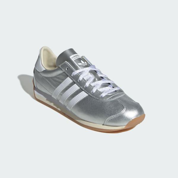 adidas Country OG Shoes Silver Metallic 8.5 Womens Product Image