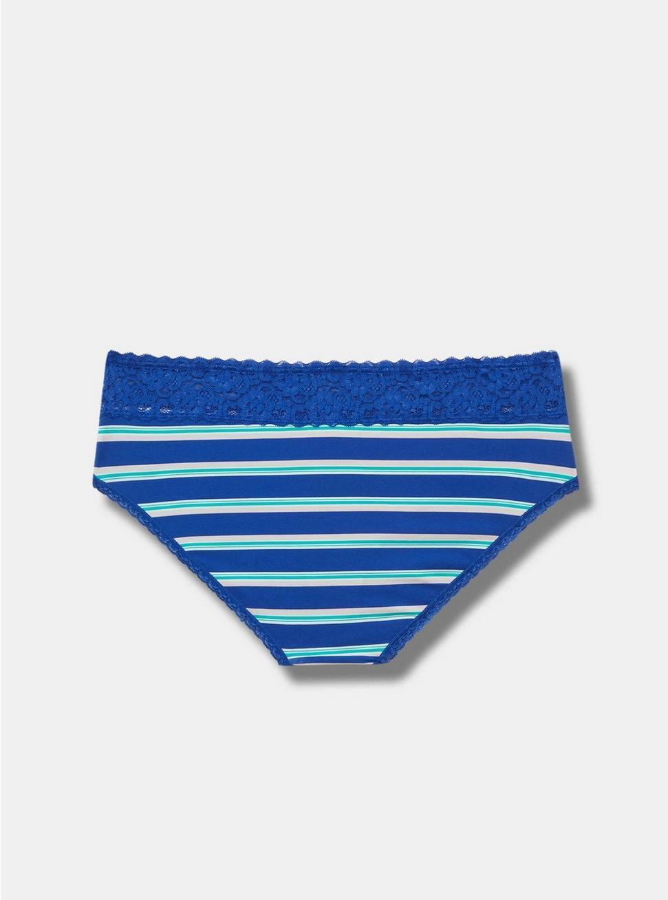 Mid-Rise Hipster Lace Trim Panty Product Image