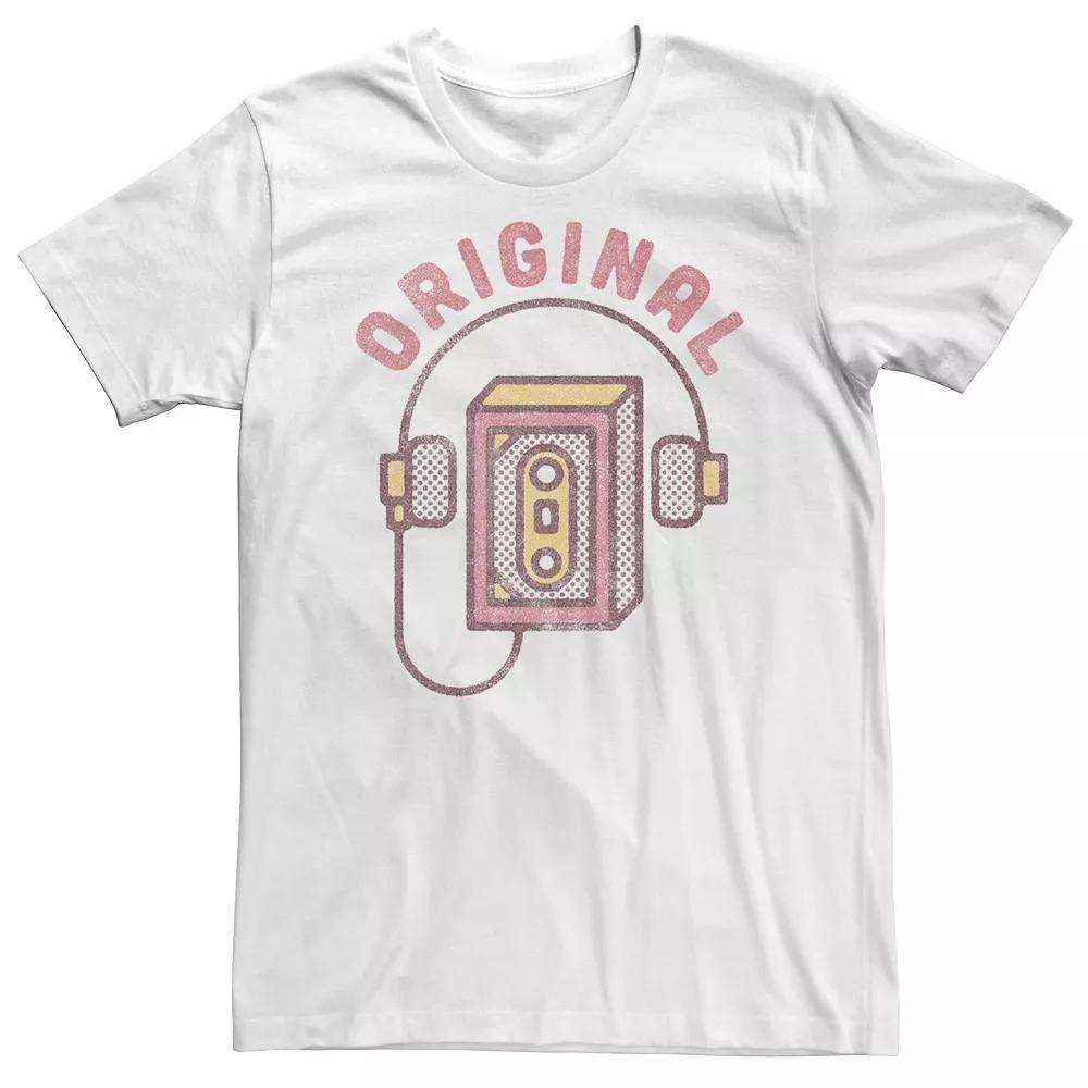 Big & Tall Remix Vintage Tee, Men's, Size: 3XL, White Product Image