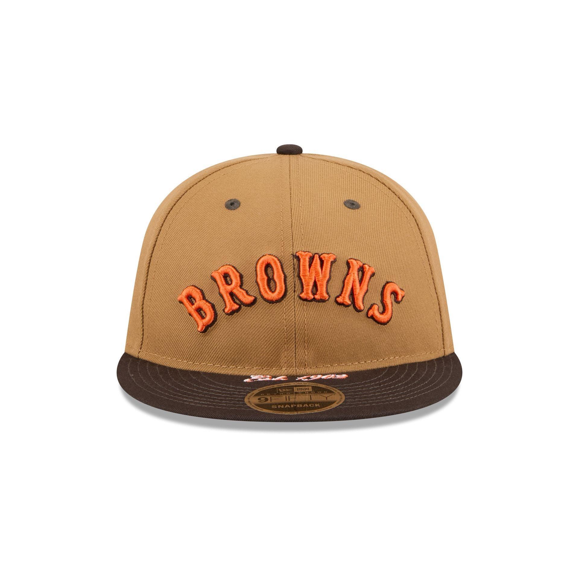St. Louis Browns Wheat Retro Crown 9FIFTY Snapback Hat Male Product Image
